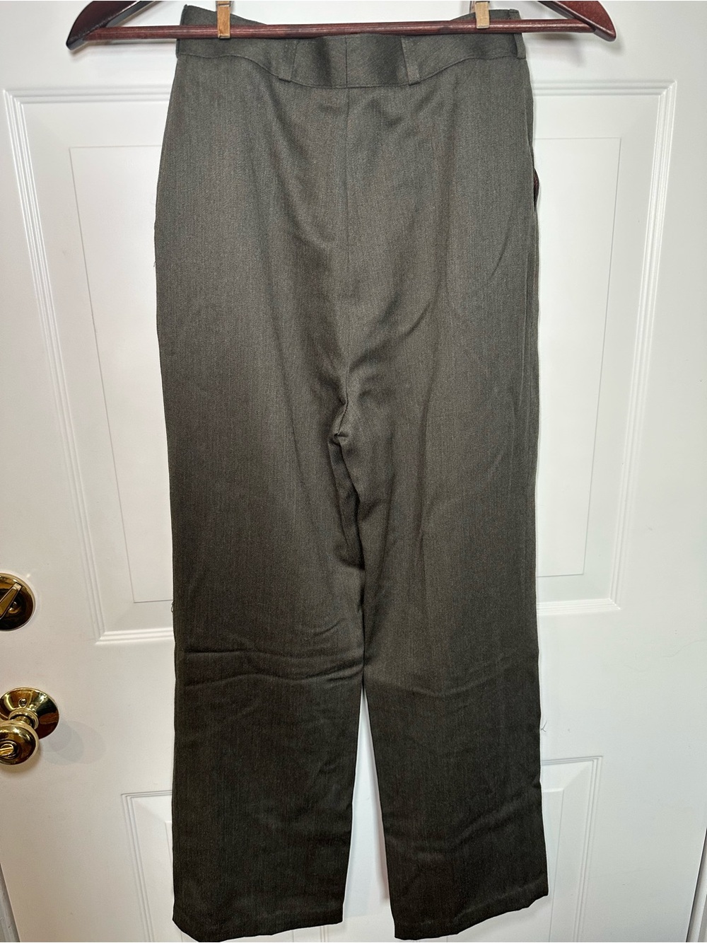 Harvé Benard Saks Fifth Avenue 100% Wool Pleated Tailored Trousers Size 0 - Picture 3 of 7